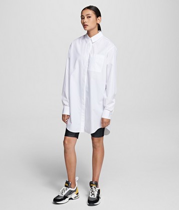 dámske tunikové Košela Karl Lagerfeld Embellished Cotton Shirt
