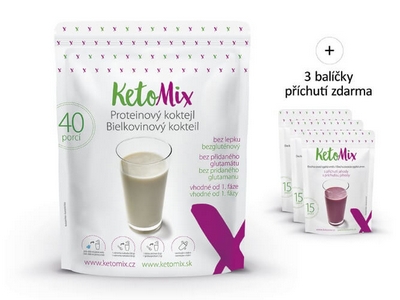 ketomix proteinový koktejl ketomix 1200 g